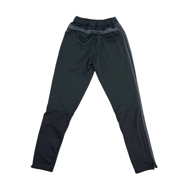 Adidas Kids Climacool Gray 3 Stripe Track Pants Size Large L - Picture 2 of 9